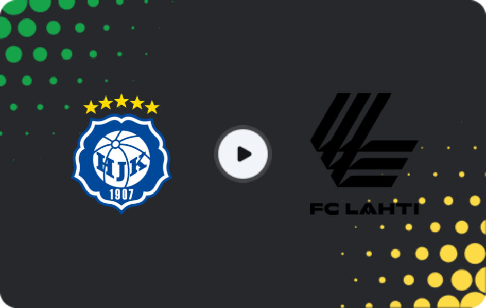 Where to watch HJK helsinki — Lahti, Veikkausliiga, 04.05.2026