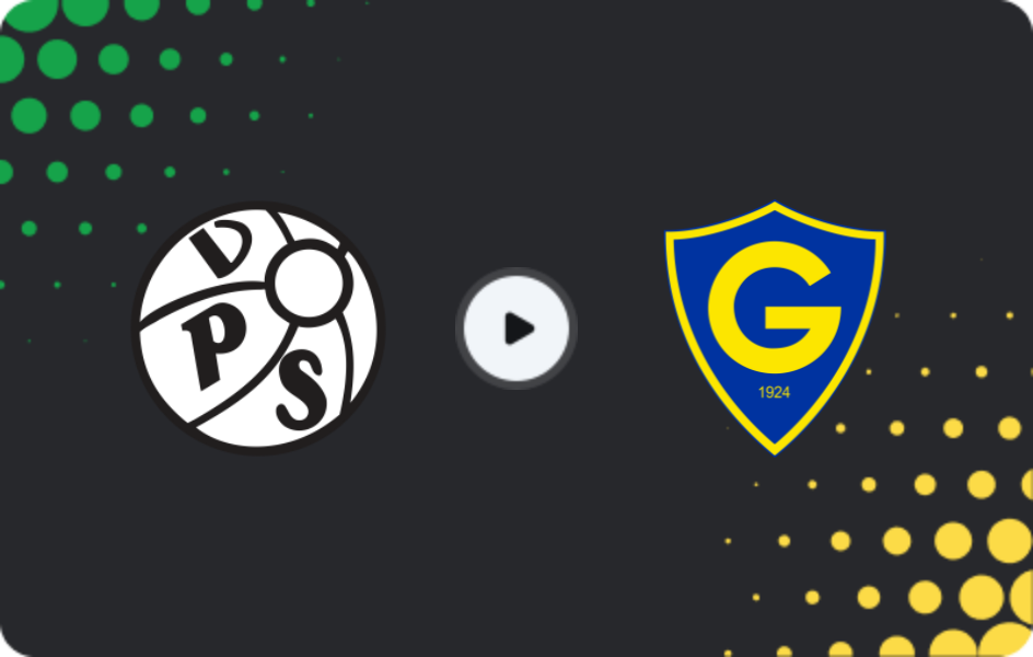 Where to watch VPS — Gnistan, Veikkausliiga, 09.05.2026
