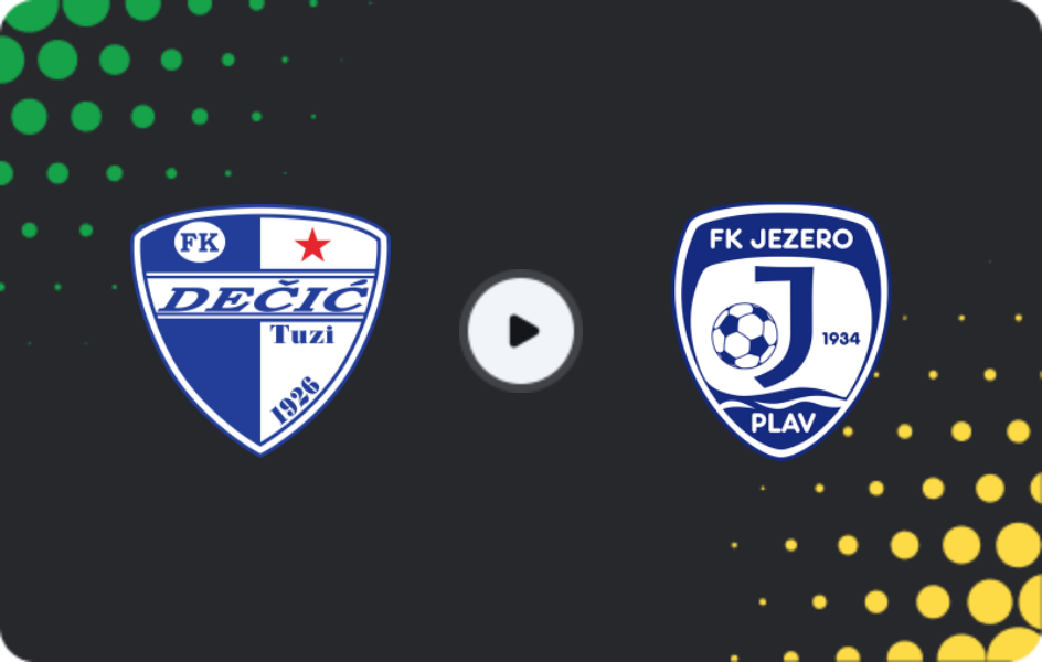 Where to watch Dečić — Jezero, First League, 09.05.2026