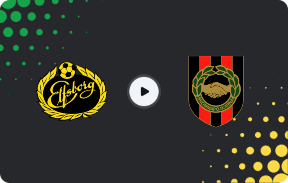 Where to watch Elfsborg — Brommapojkarna, Allsvenskan, 08.05.2026
