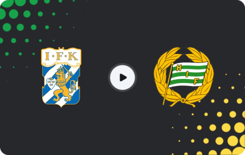 Where to watch Göteborg — Hammarby, Allsvenskan, 11.05.2026