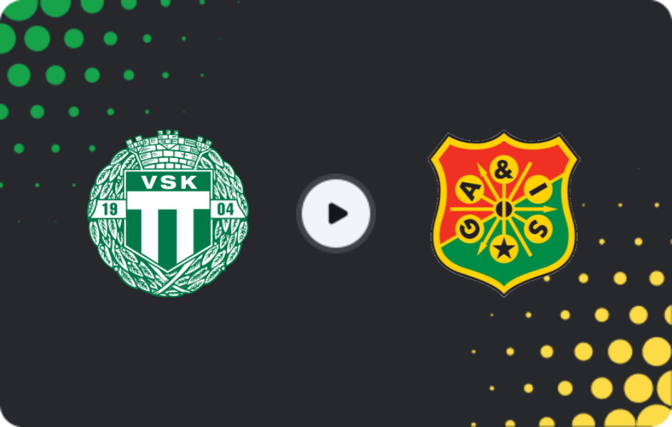 Where to watch Vasteras SK — GAIS, Allsvenskan, 09.05.2026