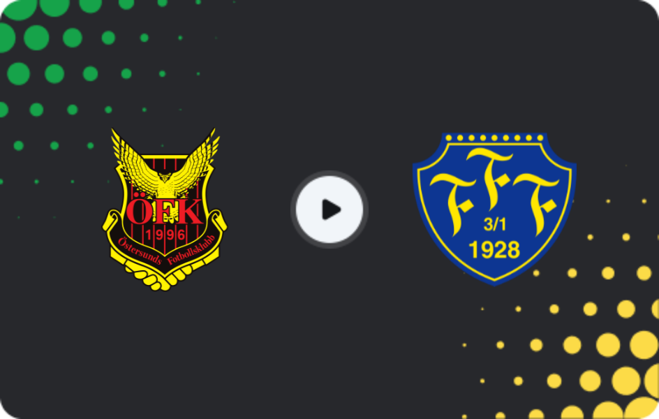 Where to watch Ostersunds FK — Falkenbergs FF, Superettan, 10.05.2026