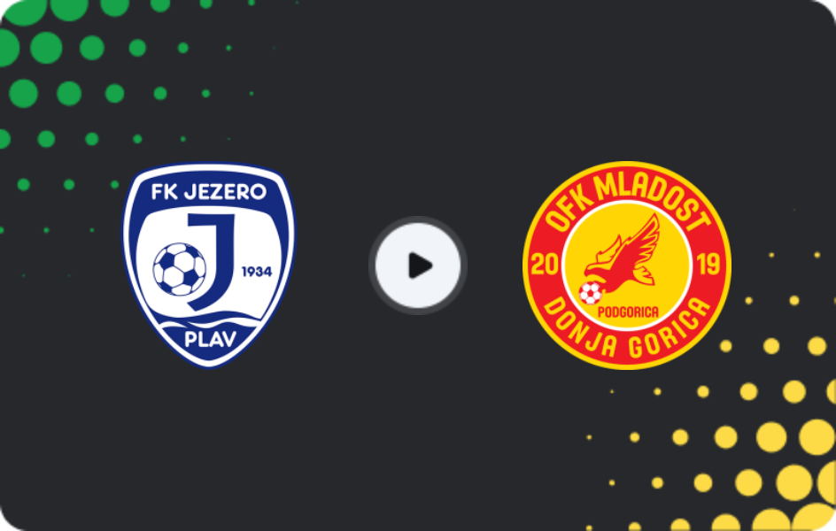 Where to watch Jezero — Mladost DG, First League, 13.05.2026