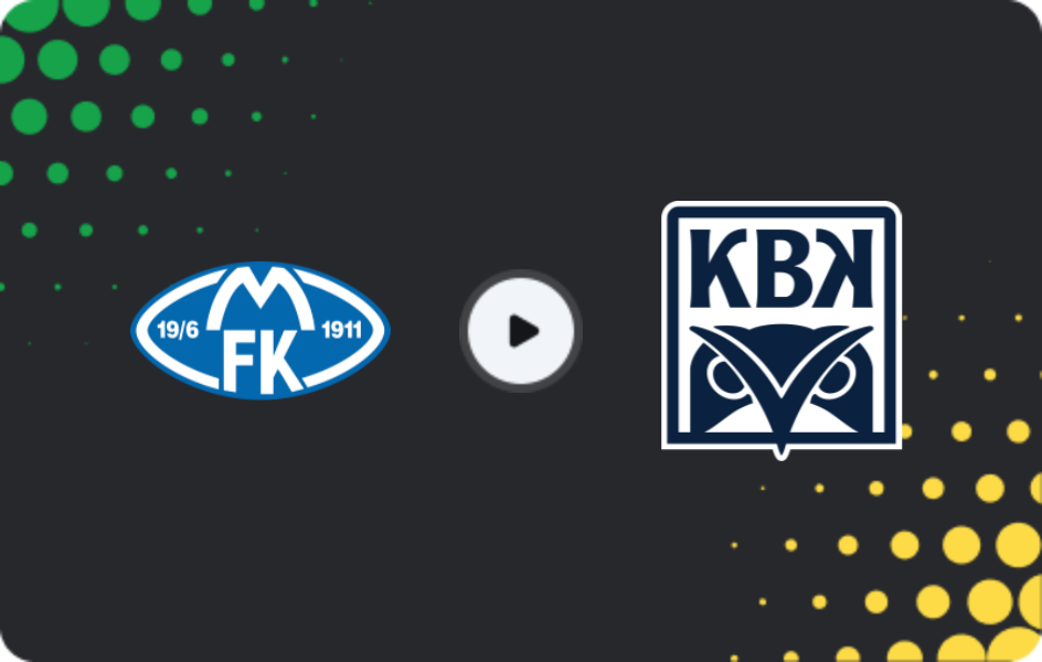 Where to watch Molde — Kristiansund BK, Eliteserien, 16.05.2026