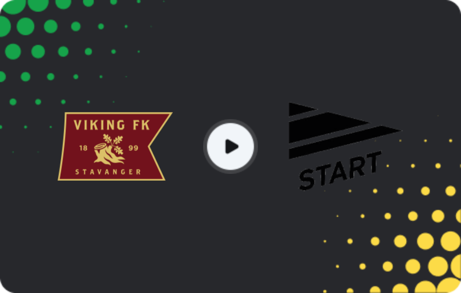 Where to watch Viking — Start, Eliteserien, 16.05.2026