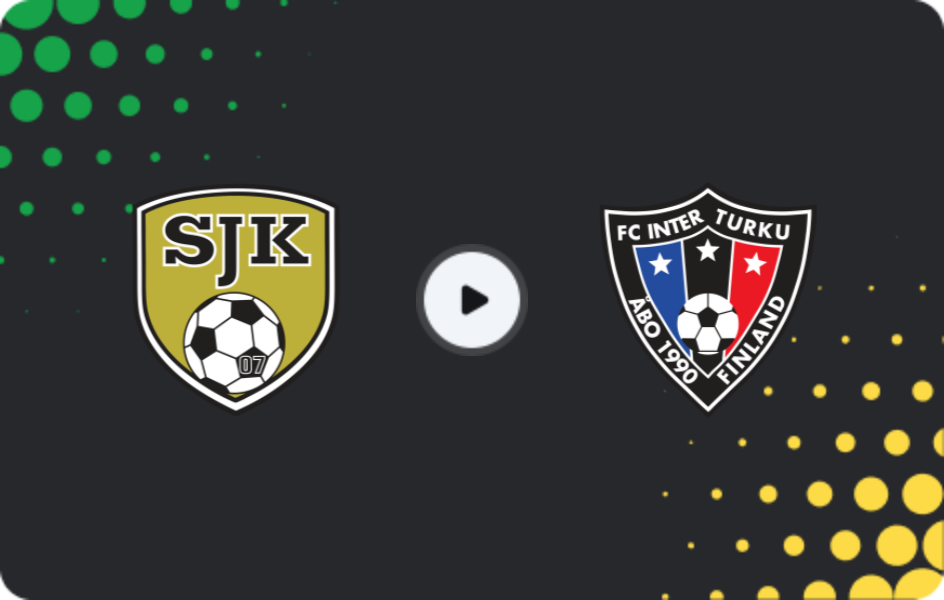 Where to watch SJK — Inter Turku, Veikkausliiga, 16.05.2026