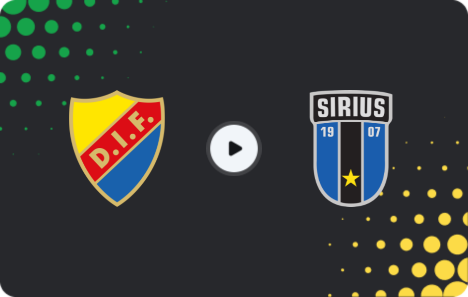 Where to watch Djurgarden — Sirius, Allsvenskan, 18.05.2026