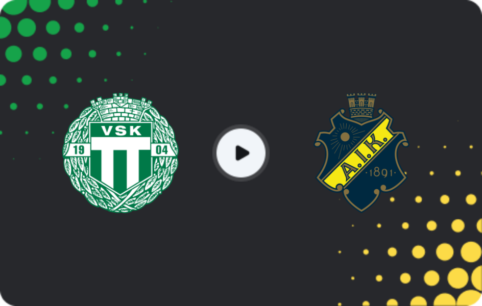 Where to watch Vasteras SK — AIK, Allsvenskan, 17.05.2026