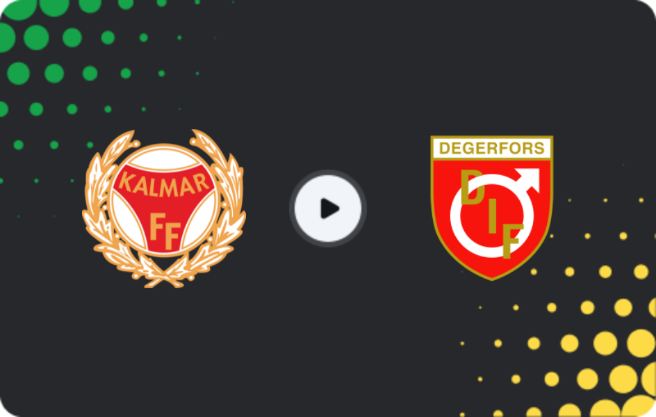 Where to watch Kalmar FF — Degerfors, Allsvenskan, 23.05.2026