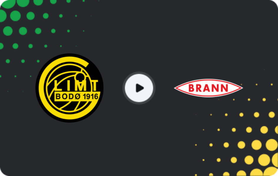 Where to watch Bodo/Glimt — Brann, Eliteserien, 25.05.2026