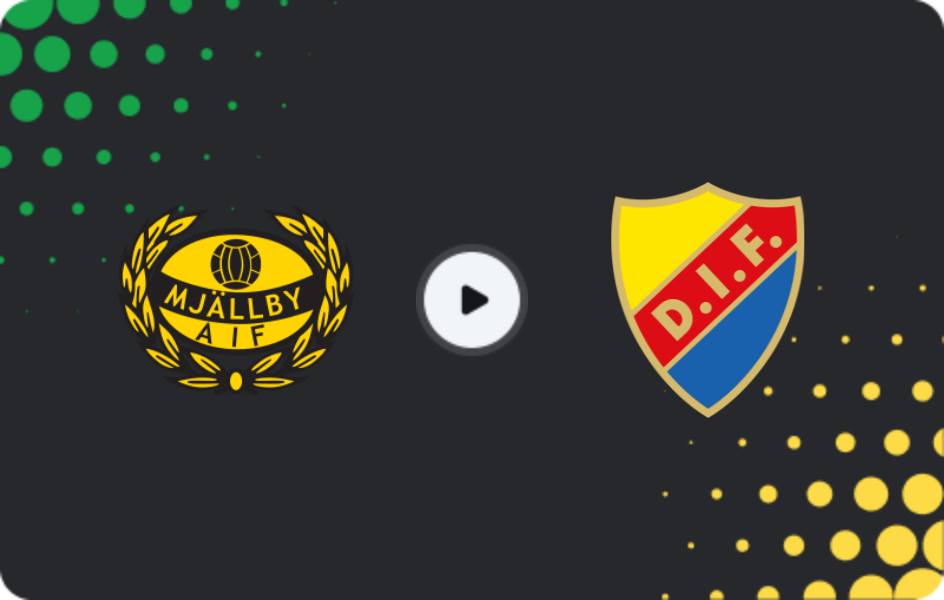Where to watch Mjallby — Djurgarden, Allsvenskan, 31.05.2026