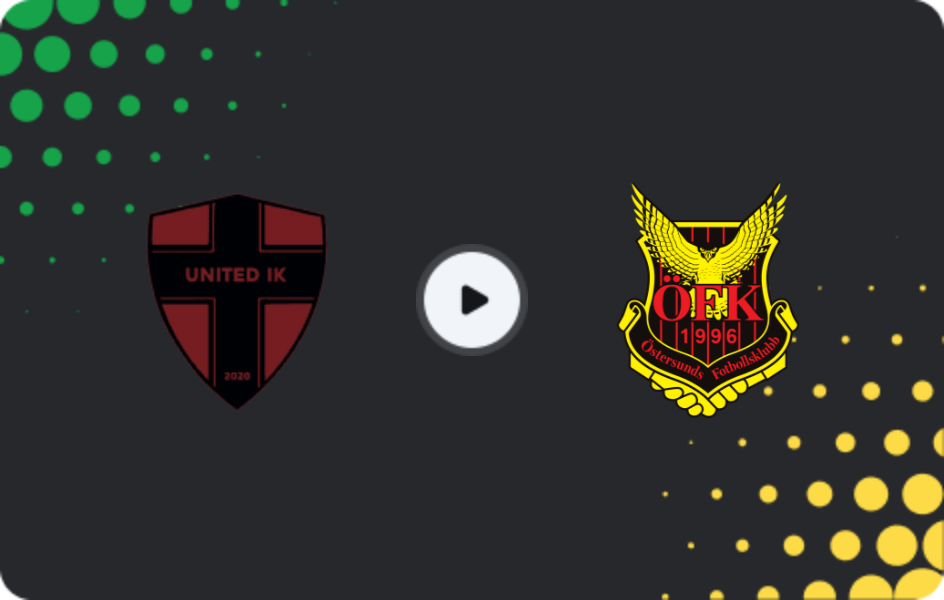 Where to watch United Nordic — Ostersunds FK, Superettan, 09.06.2026