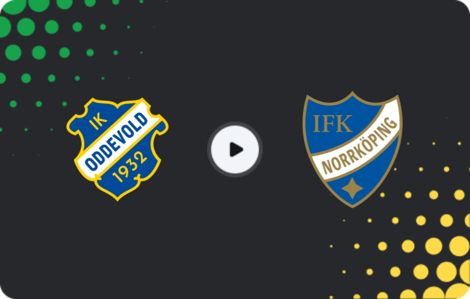 Where to watch Oddevold — Norrkoping, Superettan, 09.06.2026