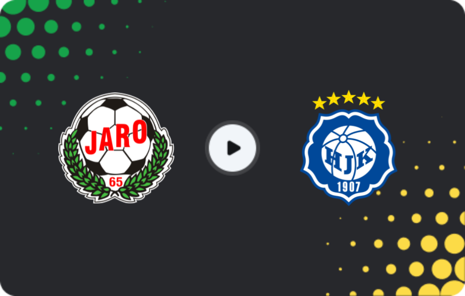 Where to watch FF Jaro — HJK helsinki, Veikkausliiga, 13.06.2026