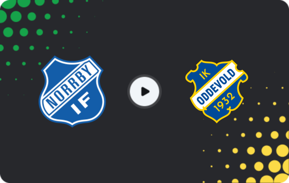 Where to watch Norrby IF — Oddevold, Superettan, 14.06.2026