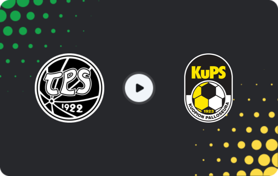 Where to watch Turku PS — KuPS, Veikkausliiga, 17.06.2026