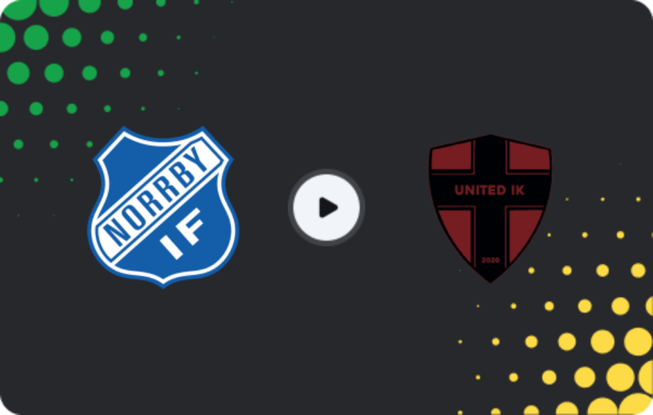 Where to watch Norrby IF — United Nordic, Superettan, 21.06.2026