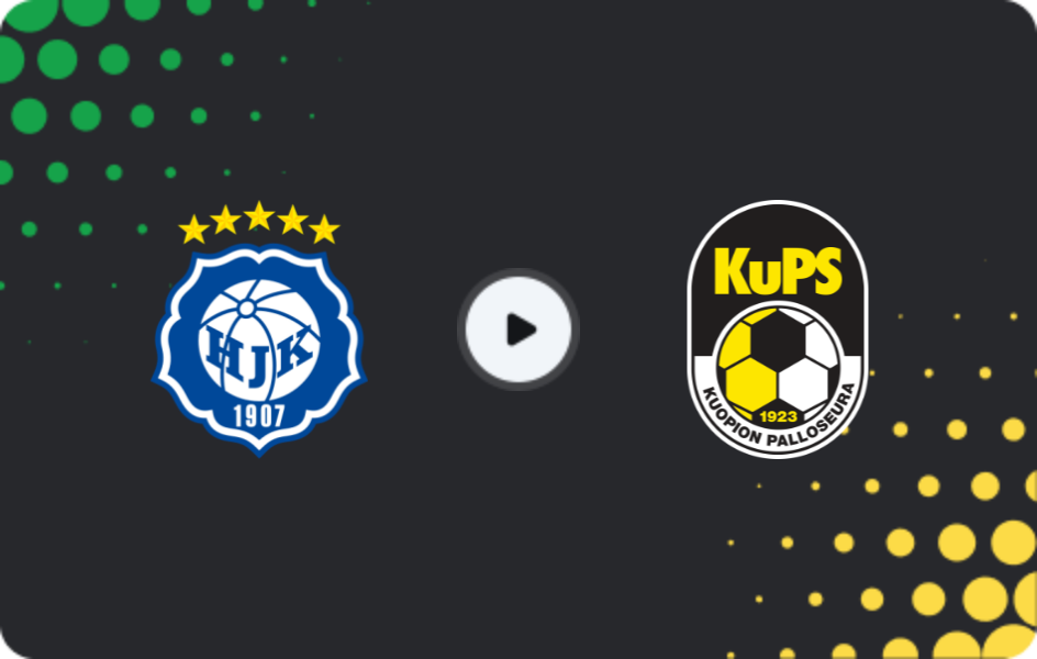 Where to watch HJK helsinki — KuPS, Veikkausliiga, 27.06.2026
