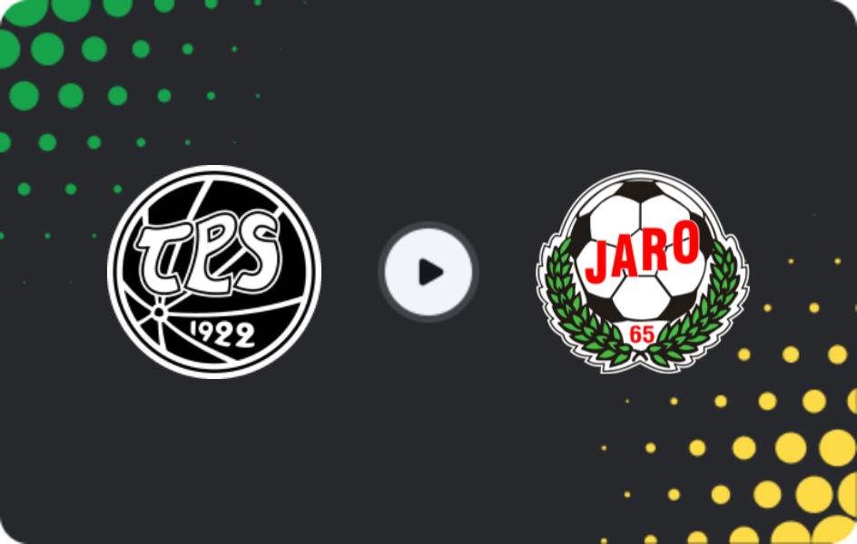 Where to watch Turku PS — FF Jaro, Veikkausliiga, 27.06.2026