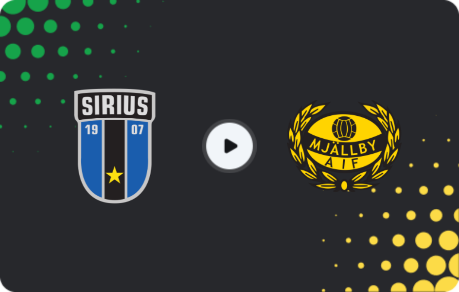 Where to watch Sirius — Mjallby, Allsvenskan, 05.07.2026