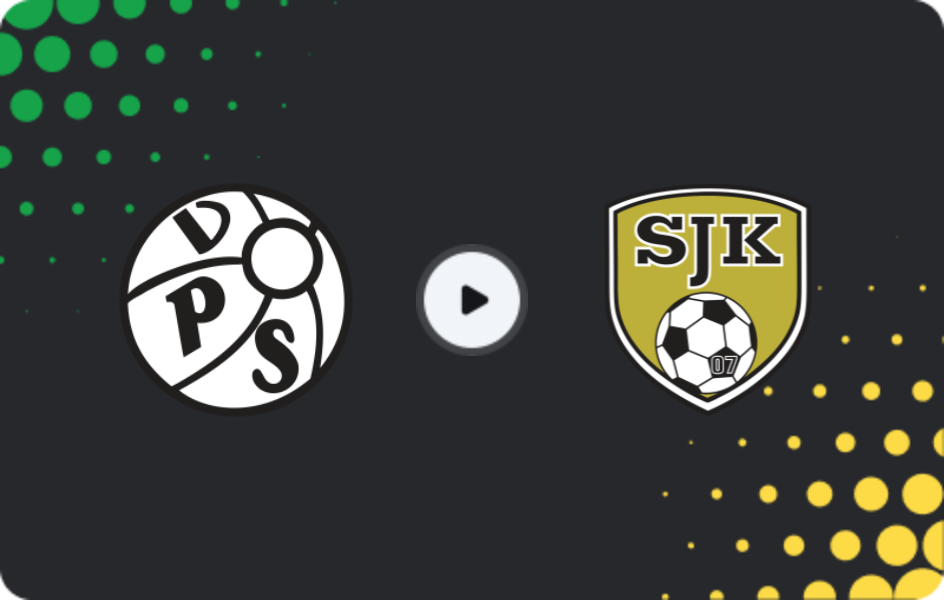 Where to watch VPS — SJK, Veikkausliiga, 10.07.2026