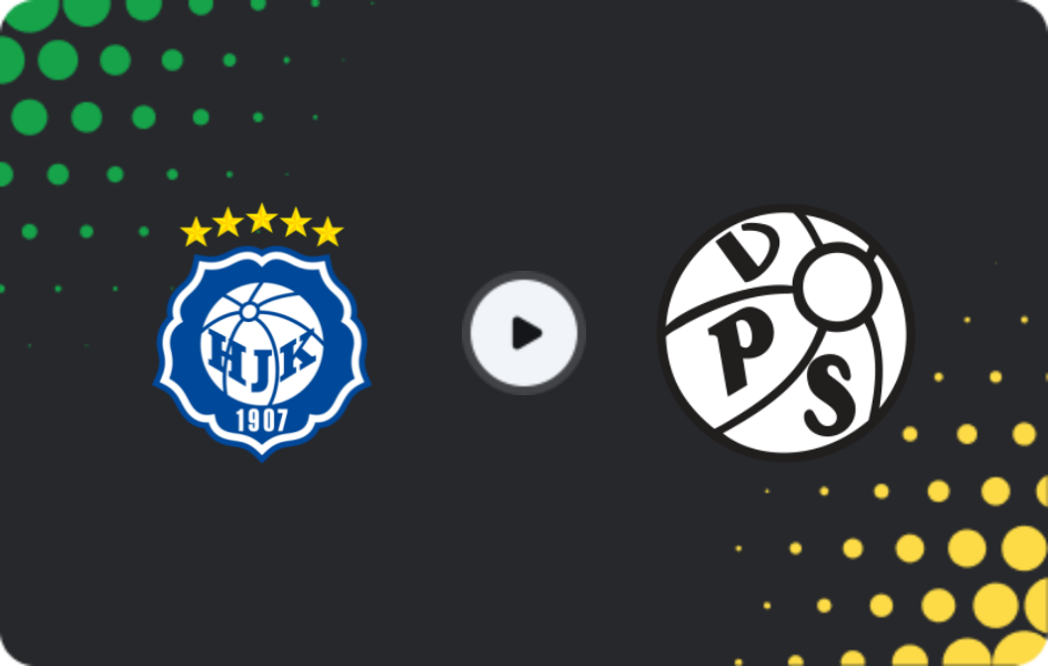 Where to watch HJK helsinki — VPS, Veikkausliiga, 18.07.2026