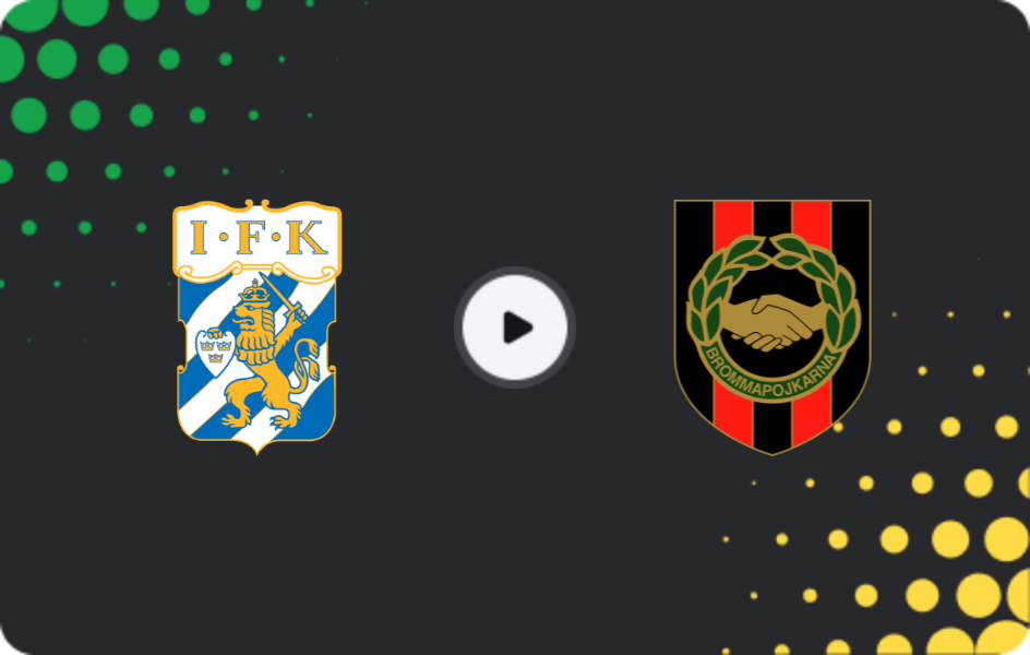 Where to watch Göteborg — Brommapojkarna, Allsvenskan, 19.07.2026