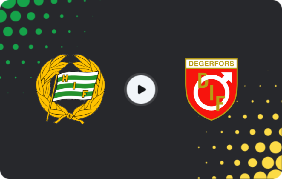 Where to watch Hammarby — Degerfors, Allsvenskan, 19.07.2026