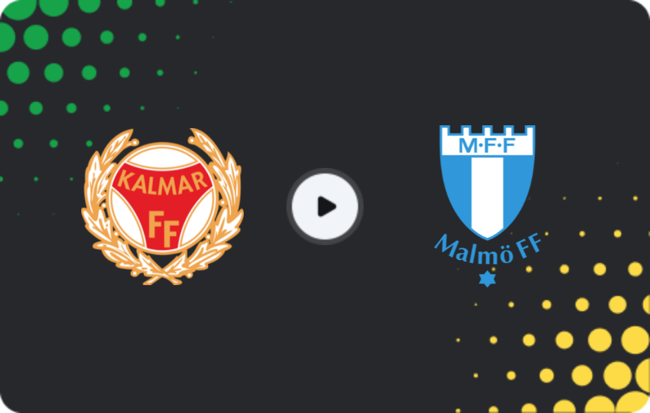 Where to watch Kalmar FF — Malmo, Allsvenskan, 19.07.2026