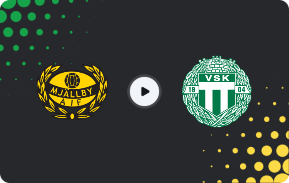 Where to watch Mjallby — Vasteras SK, Allsvenskan, 19.07.2026