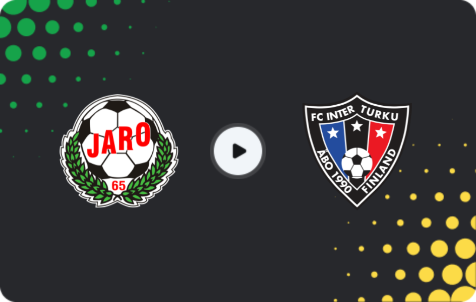Where to watch FF Jaro — Inter Turku, Veikkausliiga, 19.07.2026