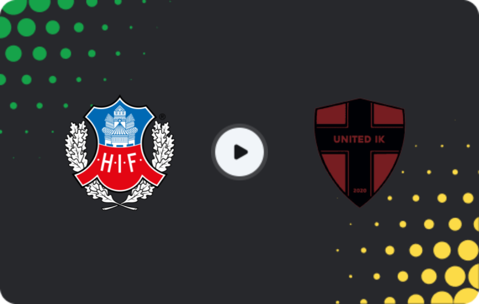 Where to watch Helsingborg — United Nordic, Superettan, 26.07.2026