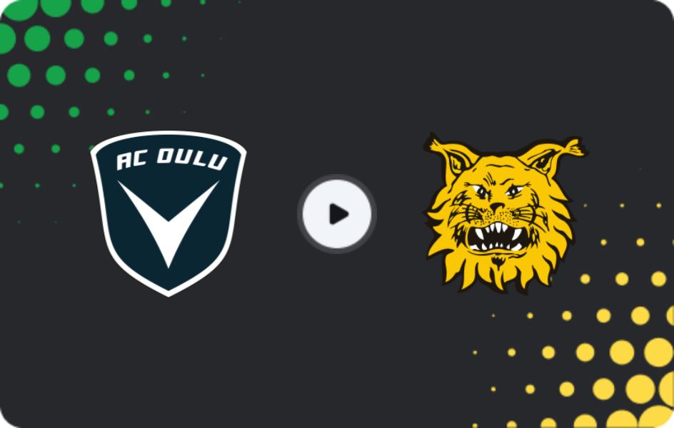 Where to watch AC Oulu — Ilves, Veikkausliiga, 01.08.2026