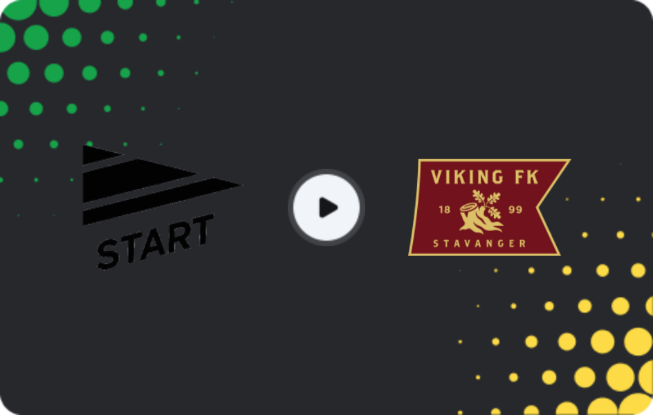 Where to watch Start — Viking, Eliteserien, 01.08.2026