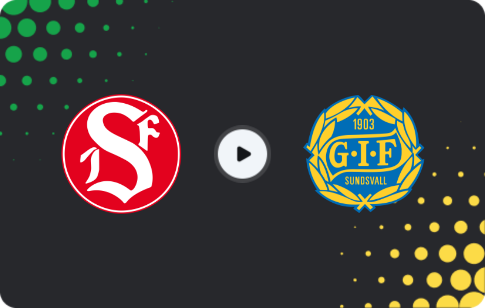 Where to watch Sandviken — GIF Sundsvall, Superettan, 02.08.2026