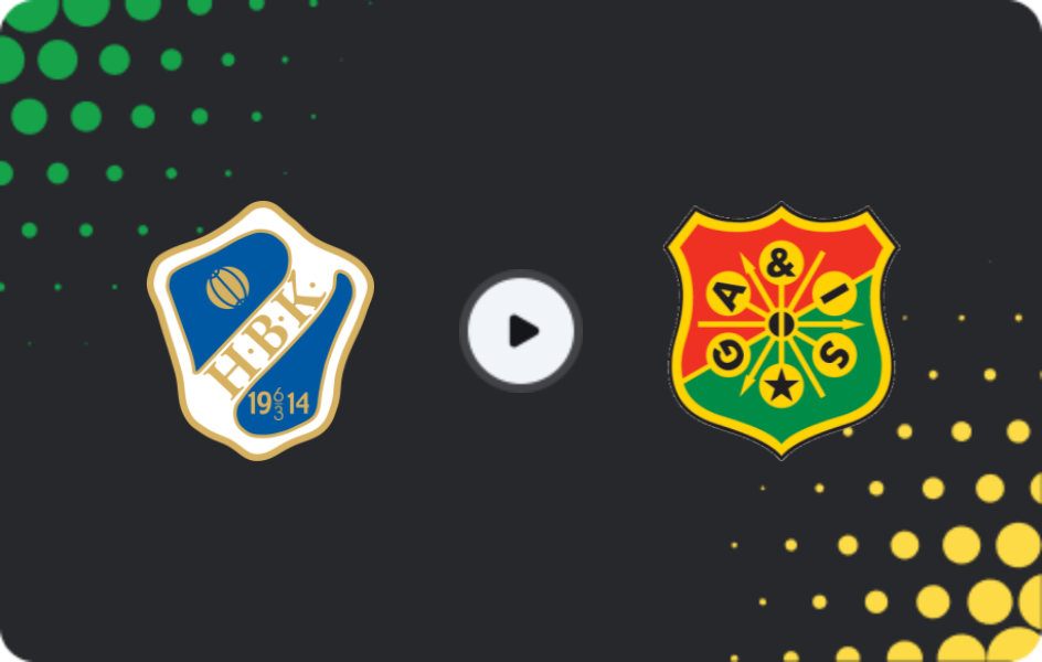 Where to watch Halmstad — GAIS, Allsvenskan, 09.08.2026
