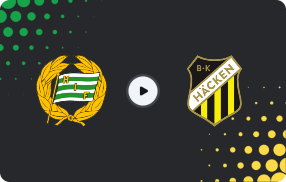 Where to watch Hammarby — Hacken, Allsvenskan, 09.08.2026