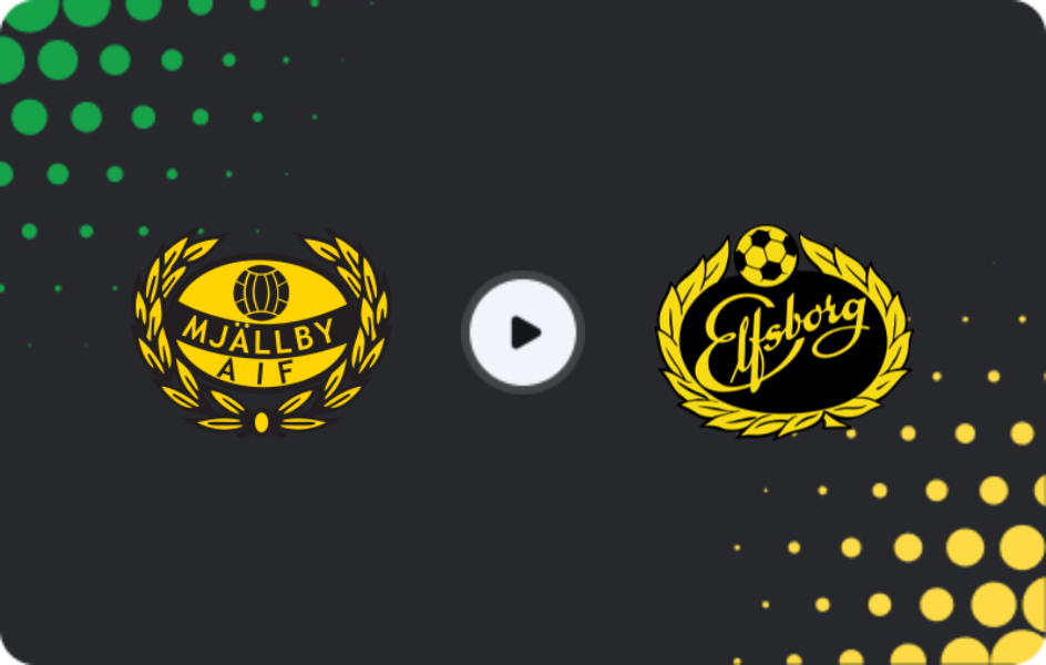 Where to watch Mjallby — Elfsborg, Allsvenskan, 09.08.2026