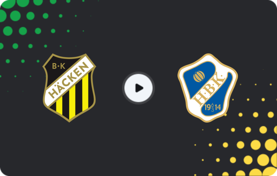 Where to watch Hacken — Halmstad, Allsvenskan, 16.08.2026
