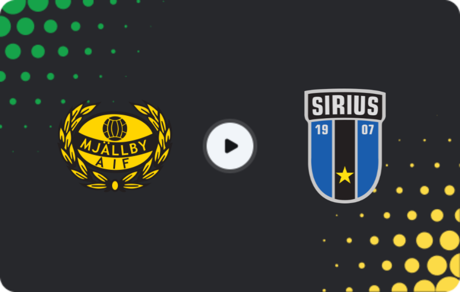 Where to watch Mjallby — Sirius, Allsvenskan, 16.08.2026