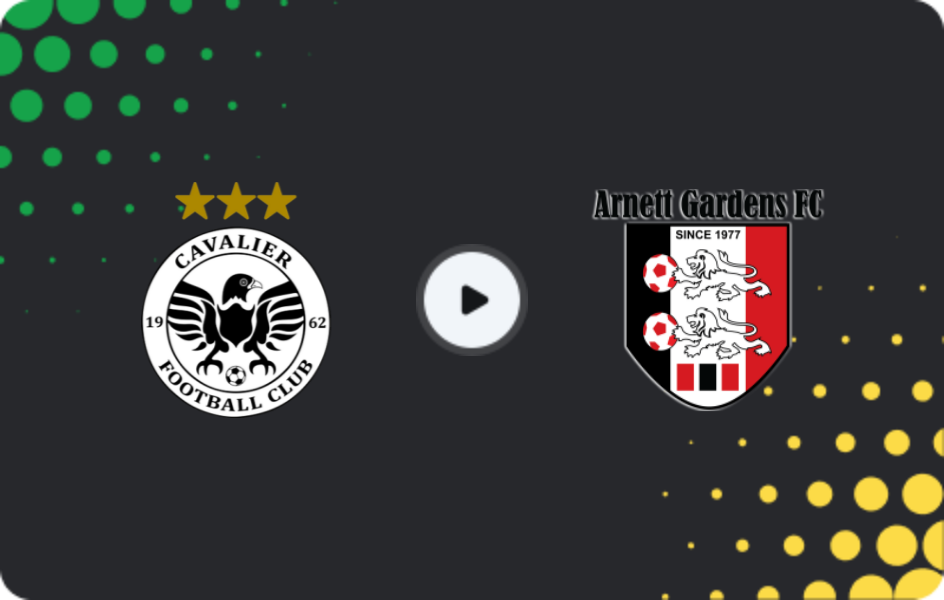 Where to watch Cavalier — Arnett Gardens, Premier League, 05.01.2026