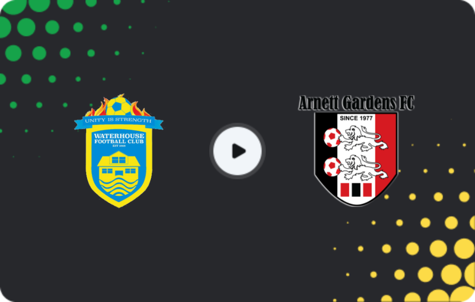 Where to watch Waterhouse — Arnett Gardens, Premier League, 18.01.2026