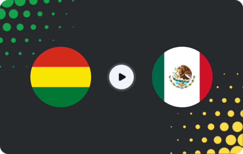 Where to watch Bolivia — Mexico, Friendlies, 25.01.2026