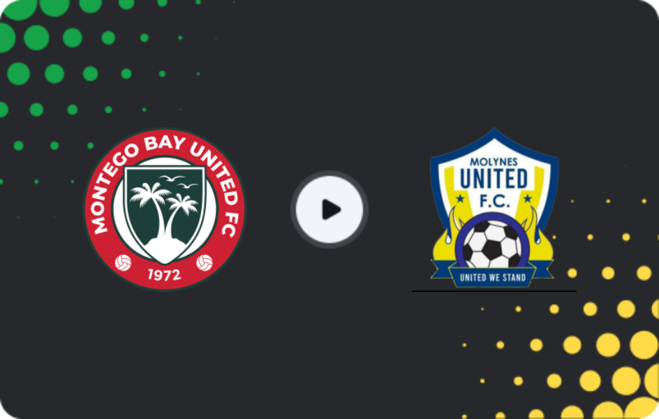 Where to watch Montego Bay United — Molynes United, Premier League, 01.02.2026