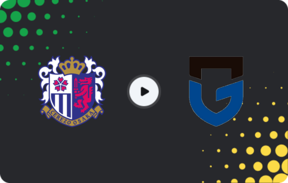 Where to watch Cerezo Osaka — Gamba Osaka, J1 League, 07.02.2026