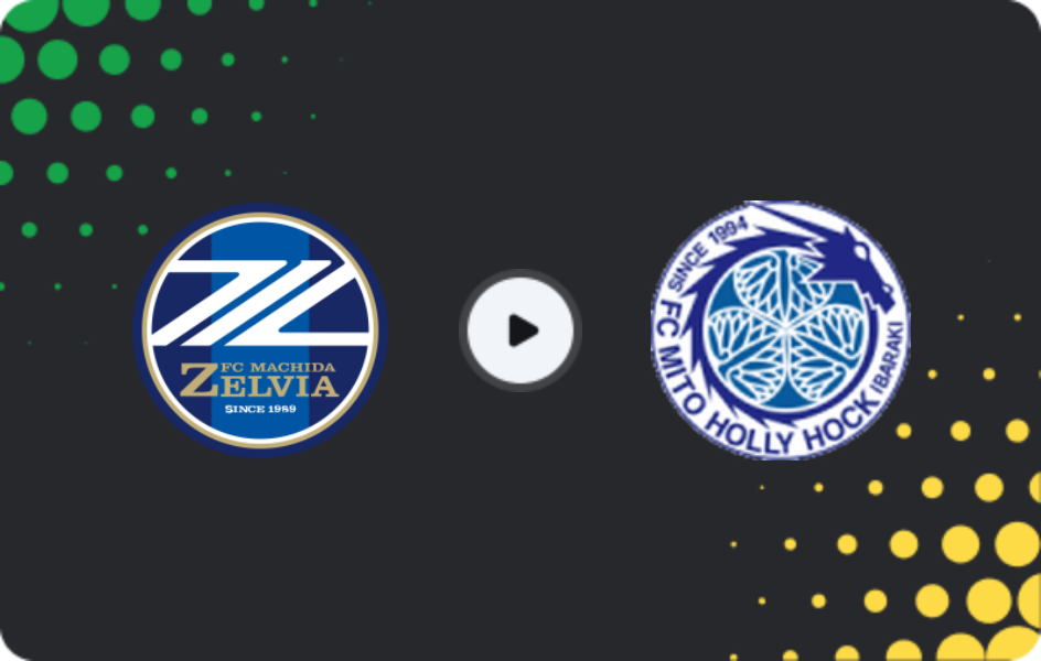 Where to watch Machida Zelvia — Mito Hollyhock, J1 League, 14.02.2026