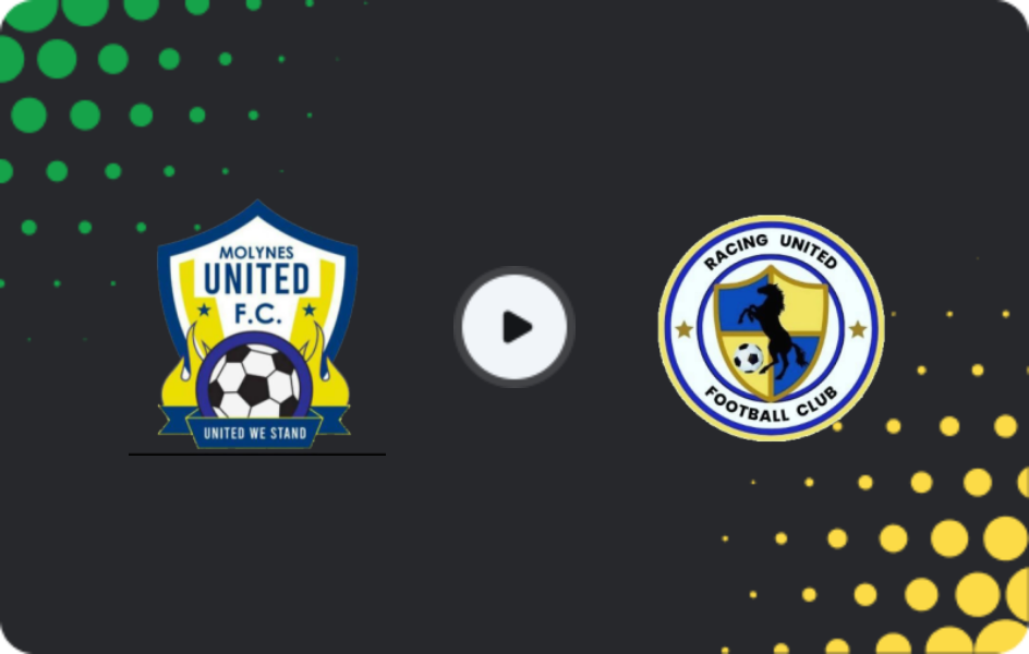 Where to watch Molynes United — Racing United, Premier League, 15.02.2026