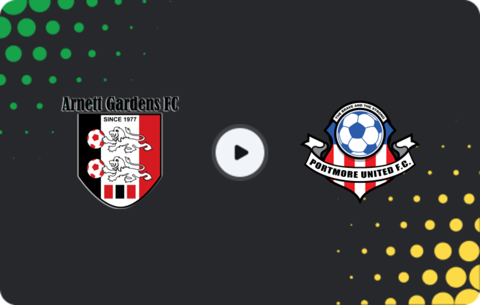 Where to watch Arnett Gardens — Portmore United, Premier League, 17.02.2026
