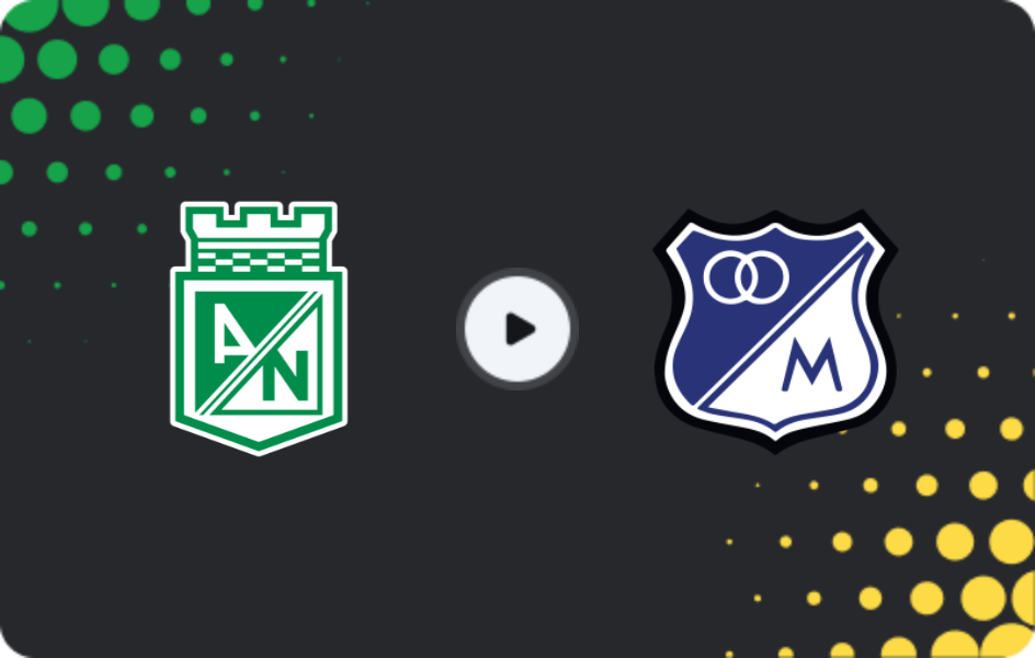 Where to watch Atletico Nacional — Millonarios, Sudamericana, 05.03.2026
